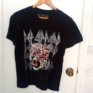 DEF LEPPARD Animal Print Tshirt